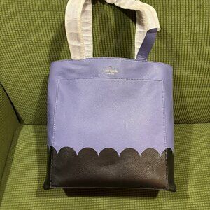 Kate Spade Lita Street Scallop Tote Bag NWT